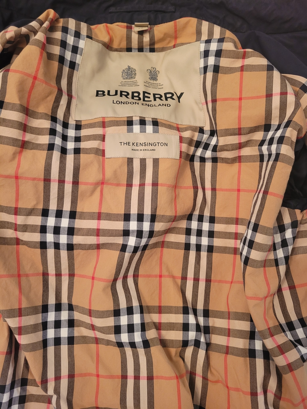 Burberry Trench Coat Jacket Double Breasted Quiet Luxury British Size 6 - Picture 10 of 11